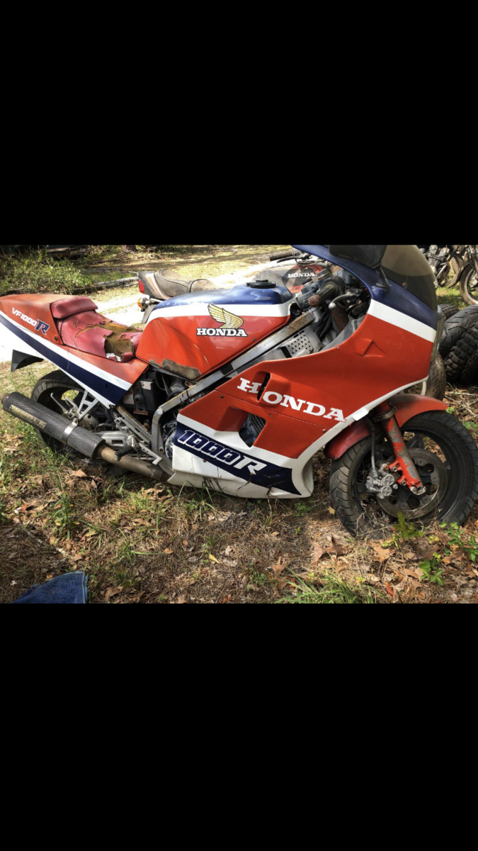 Honda vf1000f cheap for sale craigslist