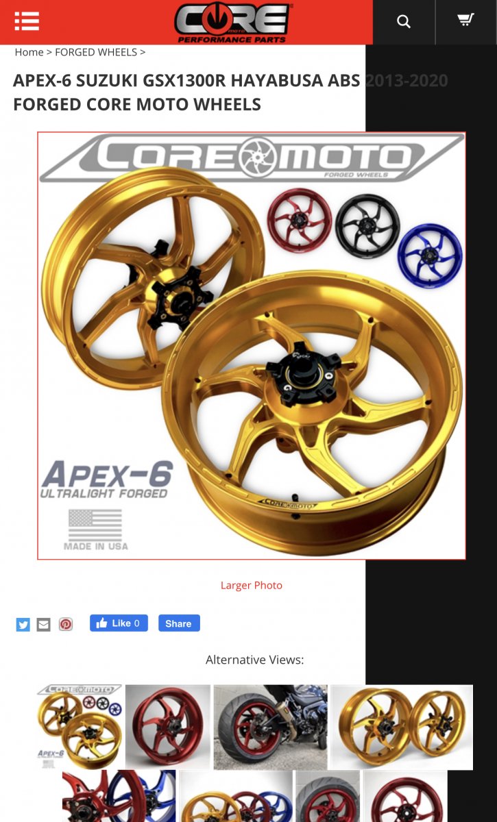 Core store moto wheels