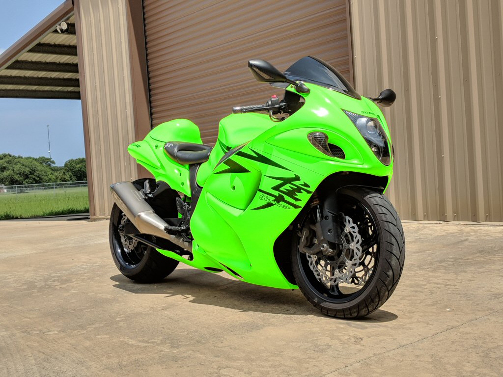 Suzuki hayabusa store green