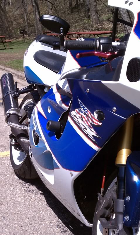 bar end mirrors on sportbike