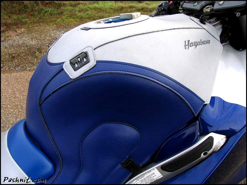 Hayabusa leather hot sale tank cover