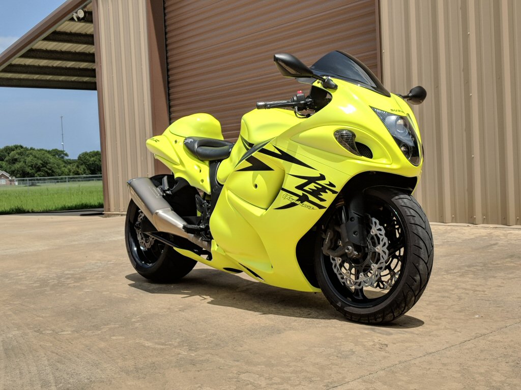 Polaris Yellow Dipped Hayabusa | Gen 2 Busa Information | Hayabusa ...