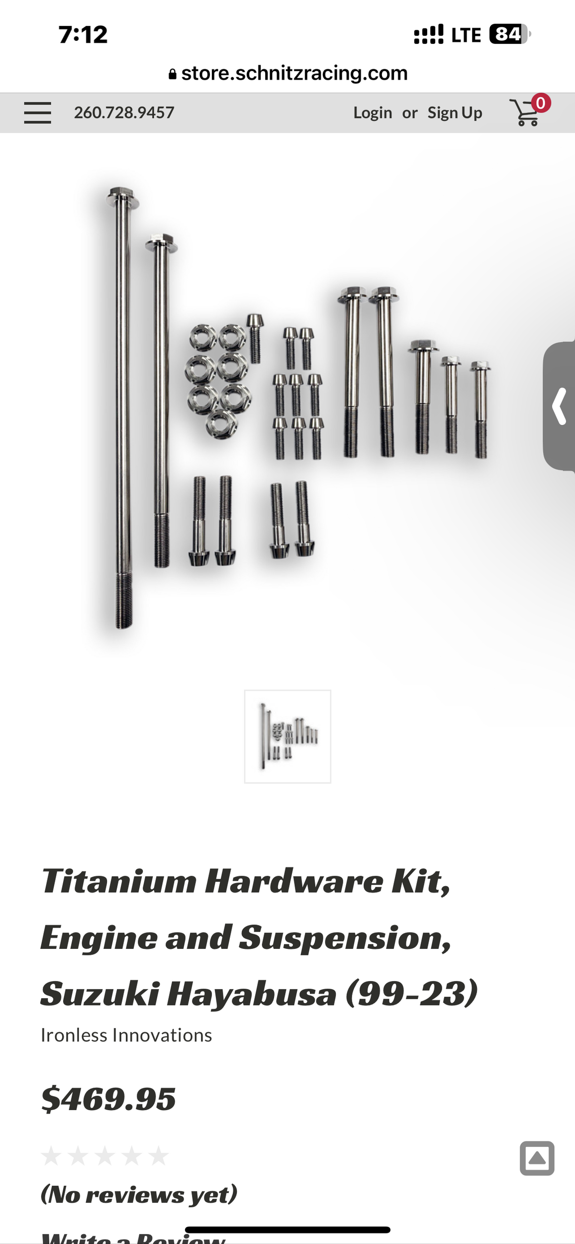 Gen3 Titanium bolts and nuts addiction, Gen 3 Busa Information