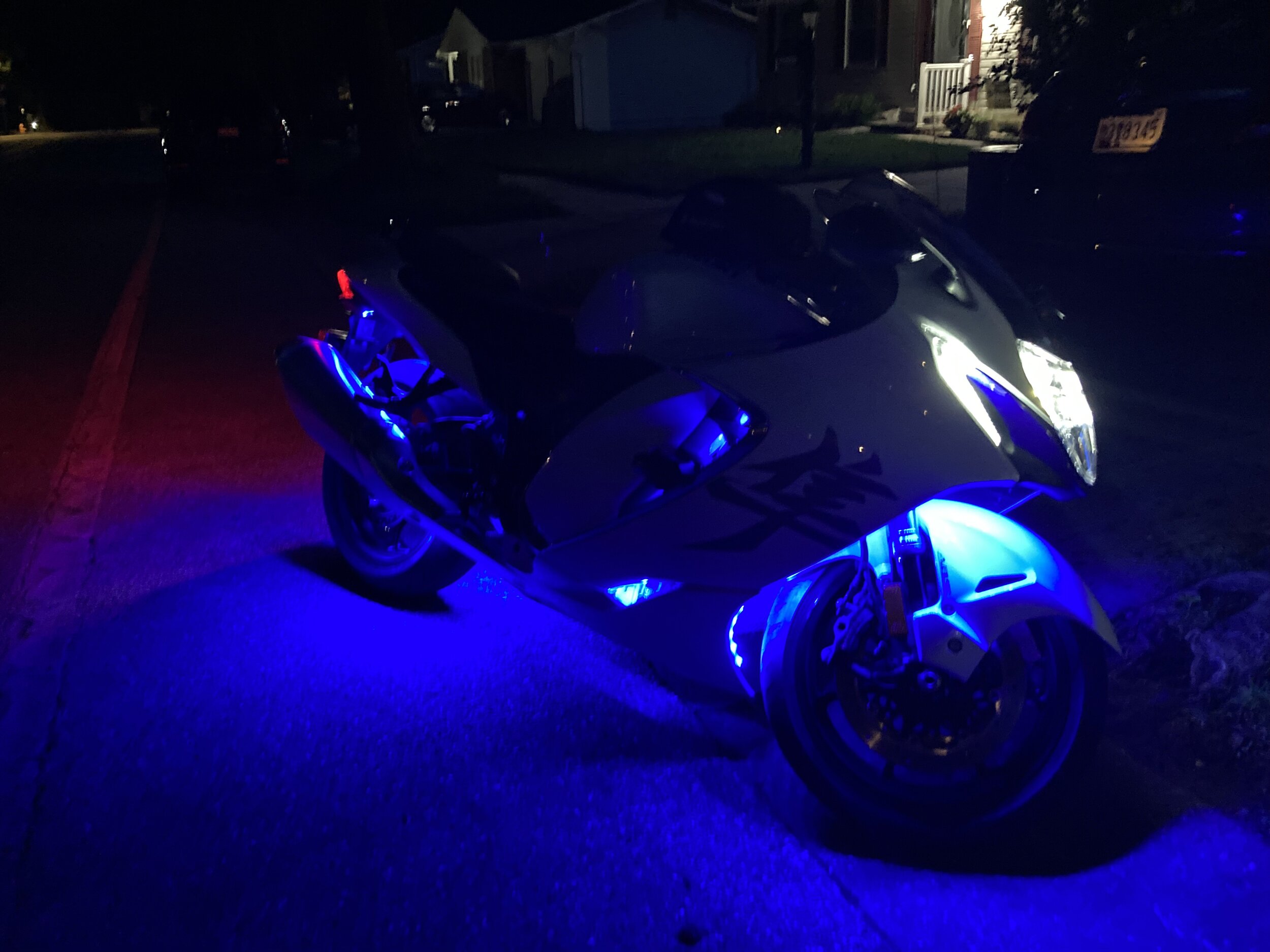 XKalpha Motorcycle Underglow Light Kit with RGB Color Chasing |  App-controlled