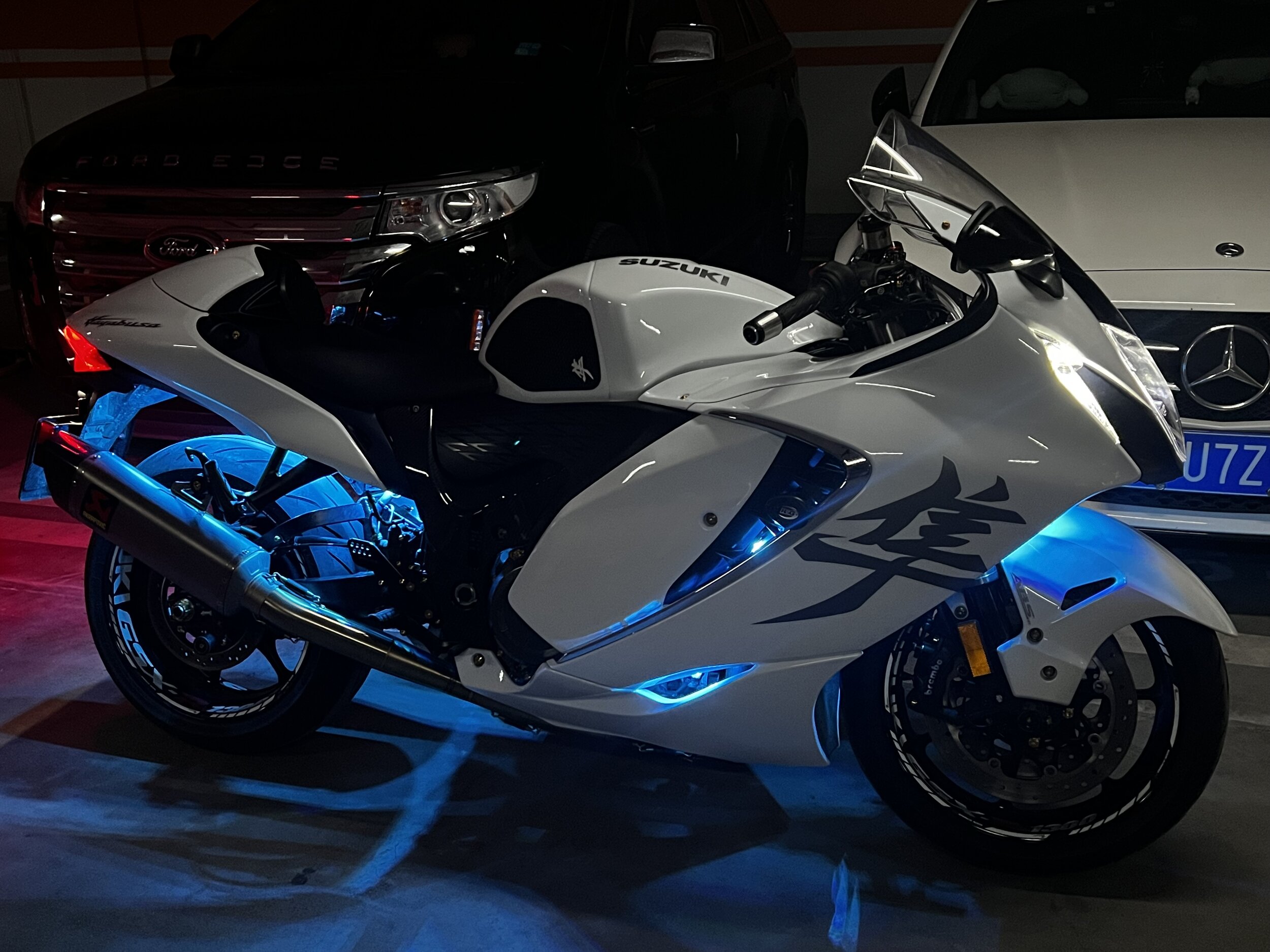 fancy led light kit completed Gen 3 Busa Information Hayabusa