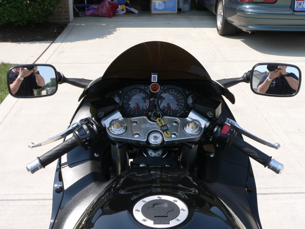 Need ideas.installing radar on the BUSA.