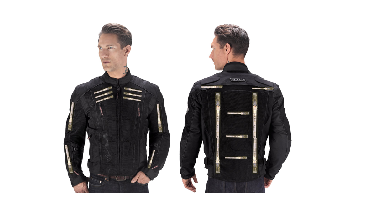 Lighted shop motorcycle jacket