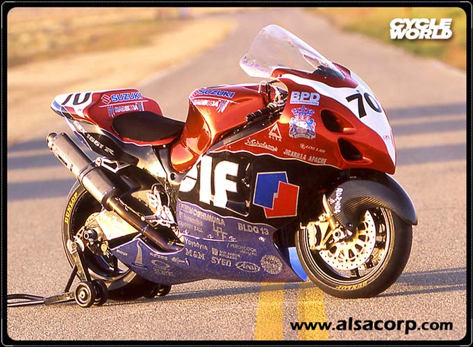 Racing deals bike hayabusa