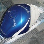 Post-6-15833-busa Plastics  Blue White Painted 058