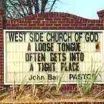 Post-12-58660-church Sign