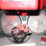 Post-11-11466-5 Bluegauges Red Odometer And Clock Lcd S