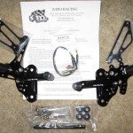 Post-11-11601-12 Sato Racing Black Rearsets  35mm Up  35mm Back