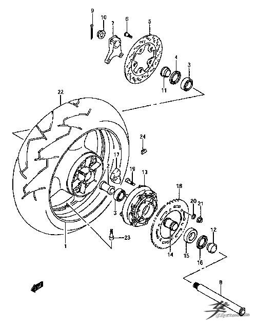 Post-10-25568-rear Wheel