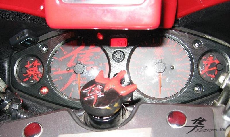 Post-11-11466-5 Bluegauges Red Odometer And Clock Lcd S