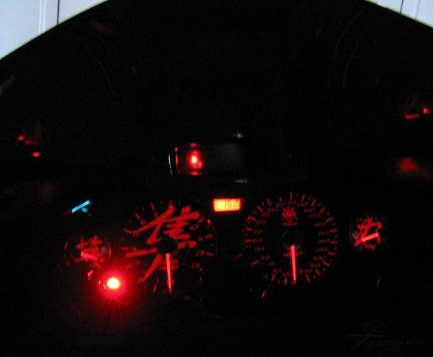 Post-11-11505-7 Passport 8500 X50 Radar Detector At Night  Scanning Mode