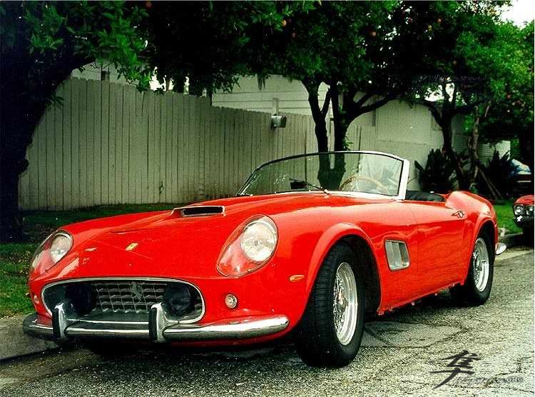 Post-12-08883-1961 250 Gt Swb California Spyder Red Fsv 2