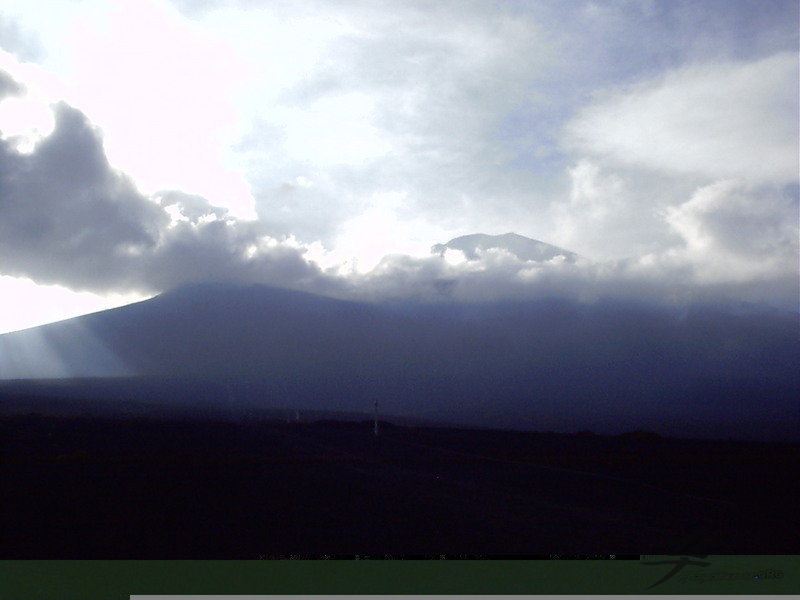 Post-12-09144-58 Top Of Mt Fuji From Bottom Of Gotenba Trail