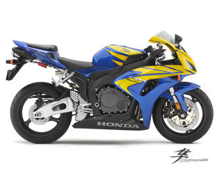 Post-45-28927-cbr1000rr Candy Blue Yellow